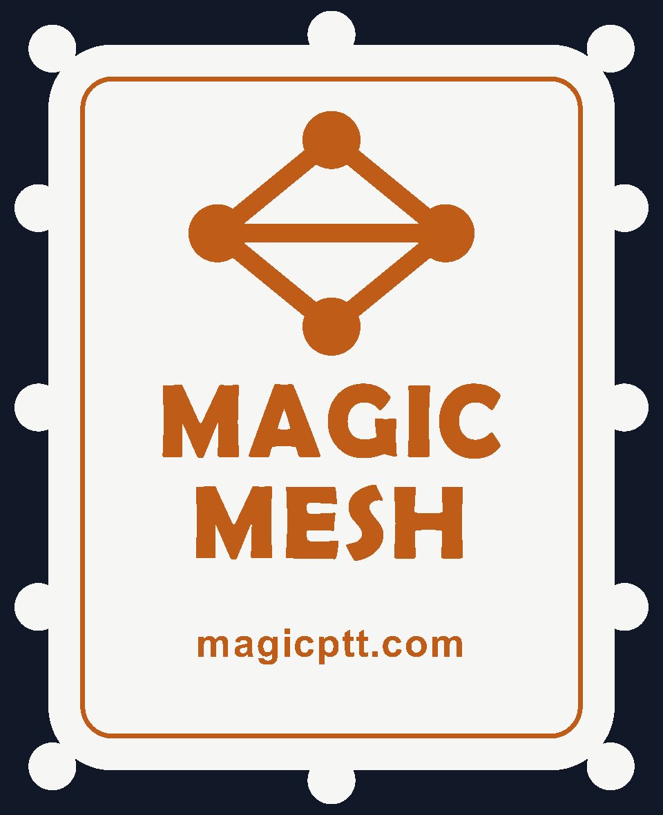 The Lookout's white lid with the Magic Mesh mark in copper